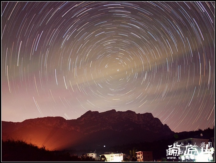 庐山市美丽的星空
